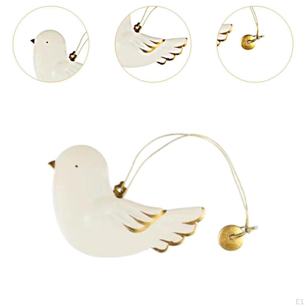Christmas Tree Hanging Decoration Dove Ornament Home Decor Office Indoor Wall for