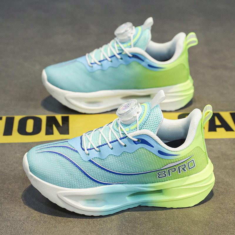 Children's sports shoes summer mesh new running shoes primary school students physical education class running shoes soft sole shock-absorbing breath