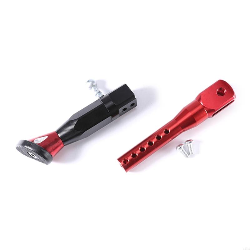 Y4UA Adjustable Motorcycle Electric Scooter Kickstand Foot Bracket Enhanced Stability