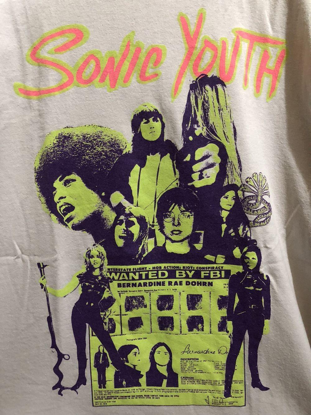 Vintage Sonic Youth Kool Thing Gracias White Unisex T shirt Classic Style WA2733 S