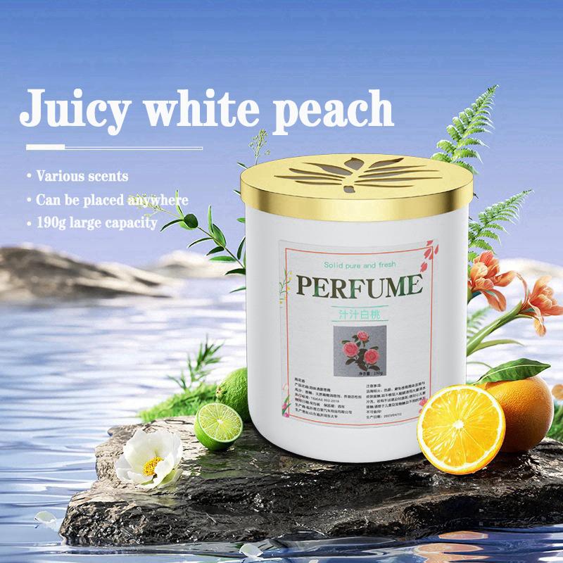 

Твердый бальзам для спальни, автомобиля, туалета, ароматерапия, длительный аромат, освежитель воздуха peach