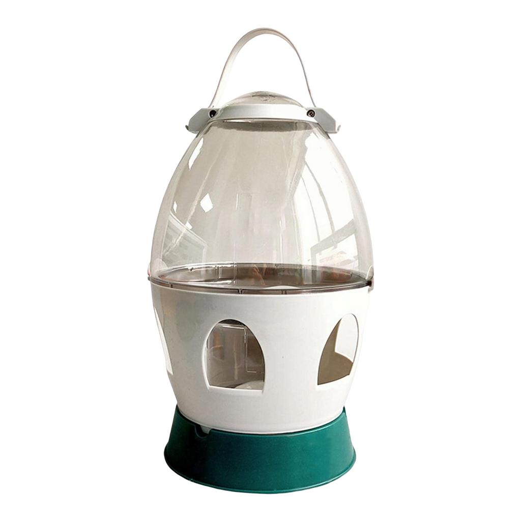 Komfortabler Tauben-Wasserspender Tränke Erhöhtes Basisdesign 2L Klare Sichtbare Wasserstandstränke für Vogel Huhn
