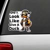Funny Duck Car Sticker Waterproof Vinyl Decal On Bumper Rear Window Laptop Self-adhesive Decal For Car Accessories TM220