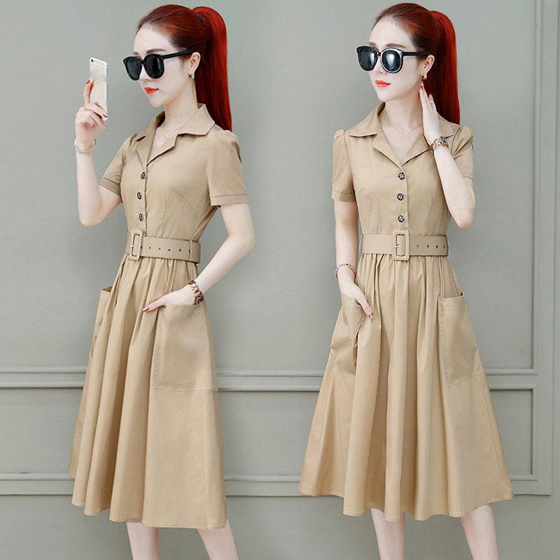 

Платье Женственность Талия Фея Юбка Юбка средней длины с короткими рукавами Повседневная юбка Воротник-стойка Юбка средней длины с короткими рукавами S