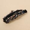 Women's Queen Flower Hair Banana Pin Cubic Point Clip