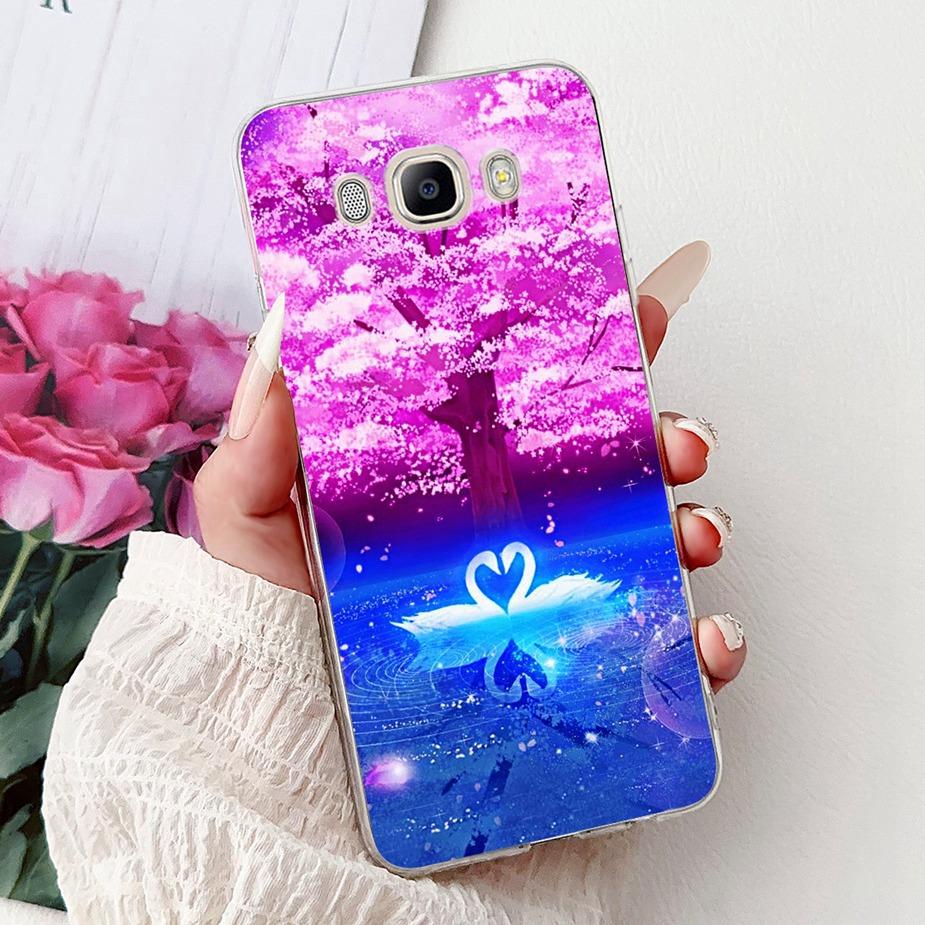 For Samsung Galaxy J5 2016 Case SM-J510F Luxury Fashion Painted Cover Soft Slim Phone Case For Samsung J3 J5 J7 2016 Fundas Bags