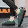 2026 Spring and Autumn Fashion New Versatile Trendy Men's Flat Flat Shoes Anti Slip Breathable One Foot Canvas Men's Shoes