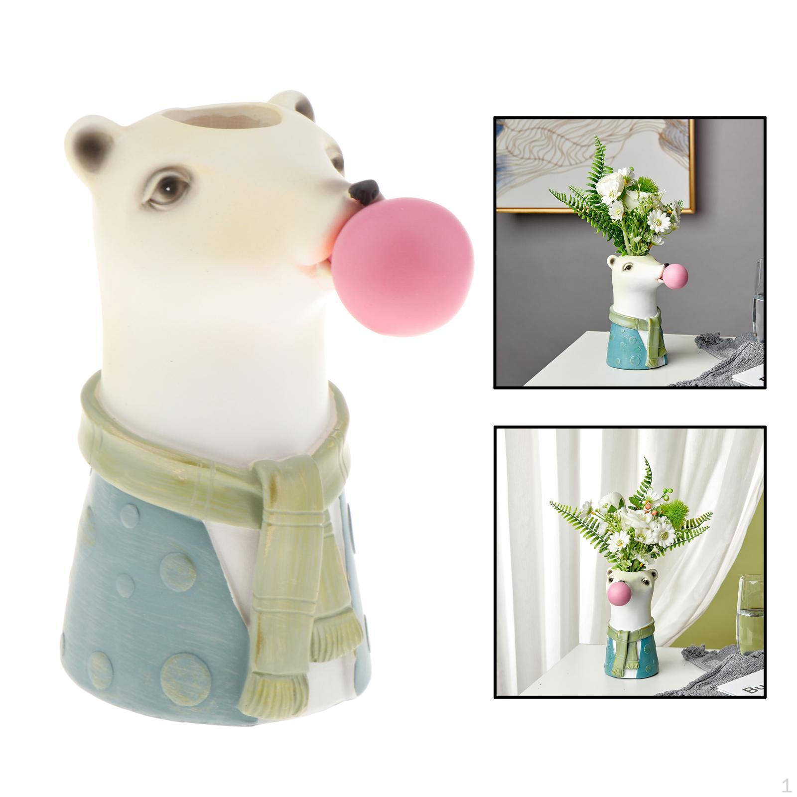 

Форма Ваза Кашпо Горшок Смола Домашняя Скульптура Bear_As Described