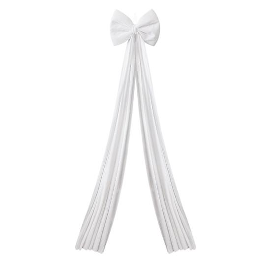 Christmas Bow Decoration Velvet Tree Topper Bow for Christmas Tree Wreath Home Room Wall Backdrop Decor