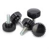 5Pcs Clamping Knob Screw Handgrips Male Thread Hand Tightening Fasteners M8x32x20