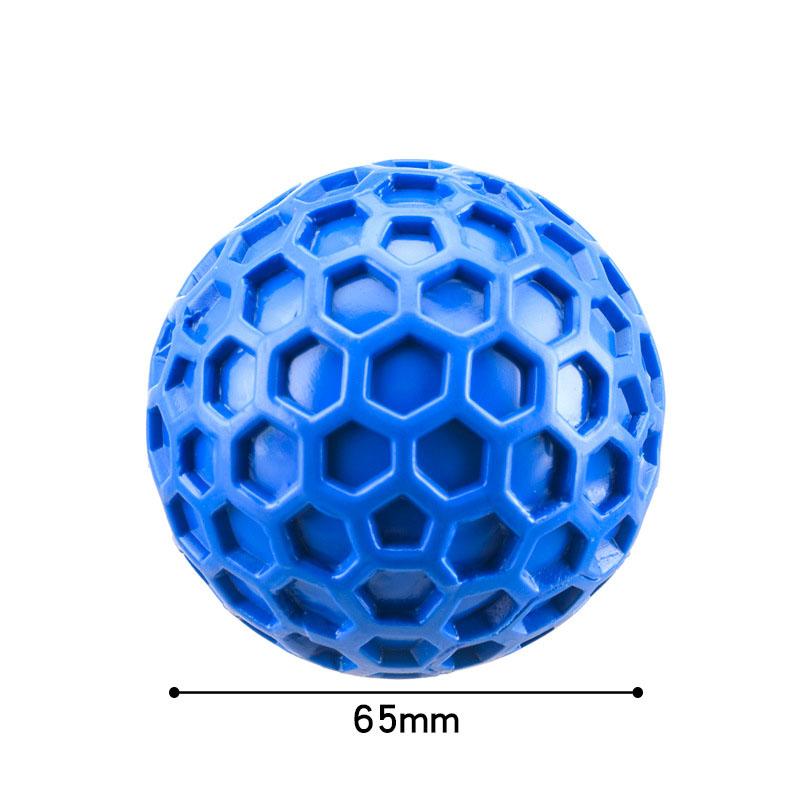 Indestructible Interactive Honeycomb Waterproof Squeaky Chew Cleans Ball