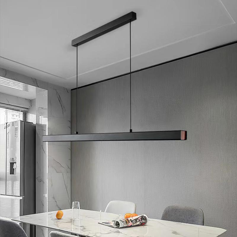 Modern LED Pendant Light Black Line For Living Room Dining Table Kitchen Bar Cashier Indoor Decorative Lighting Fixtures
