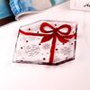 Flavinmci Red Crystal Glass Butterfly Fruit Plate