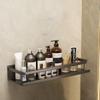 Black Bathroom Shelves Space Aluminum Toilet Rack Practical Makeup Organizer  for Kitchen