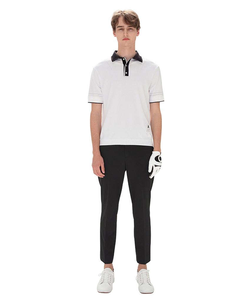 AVEN Classic Knit Polo Shirt White