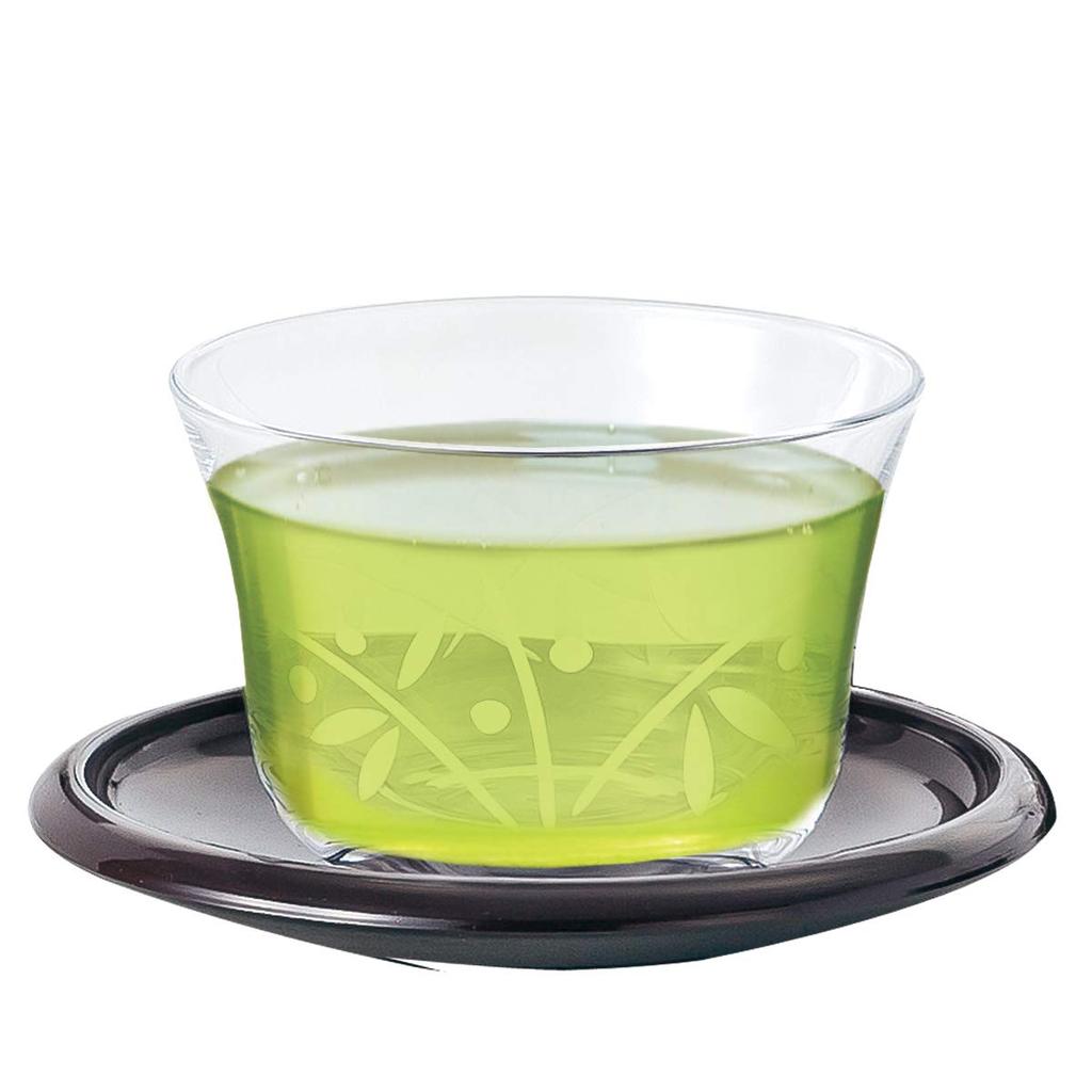Toyo Sasaki Glass Egoyomi Kiriko Assortment Cold Tea Set, 185ml, Made In Japan, Set of 5, Glass Cups, Perfect for Tea, Gift, G070-T246