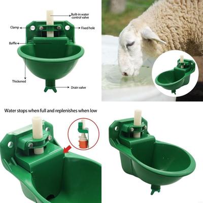 Automatic Horse Waterer Bowl Sheep Water Dispenser for Piglets Cattle X3UC