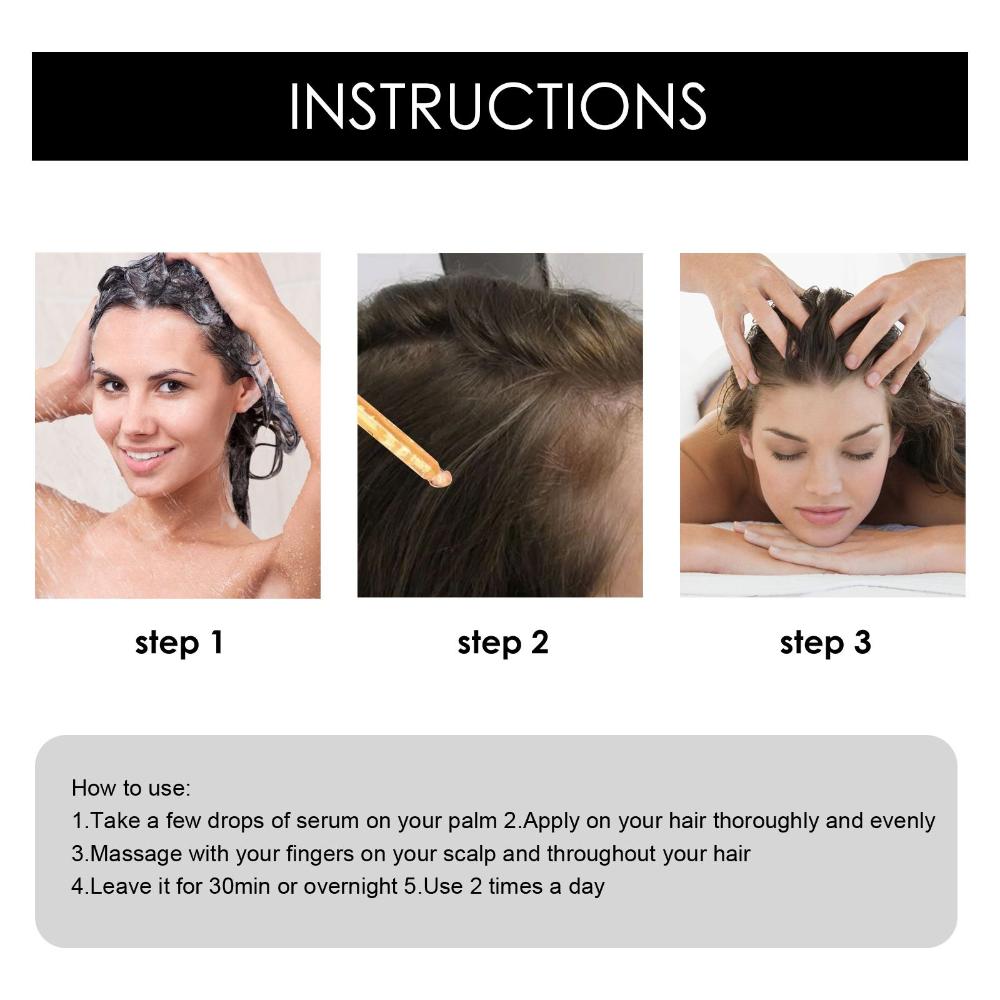 Růst vlasů Péče o vlasy Vyživující vlasy Sérum s fermentovanou rýžovou vodou s esenciálním olejem Oprava poškozených vlasů