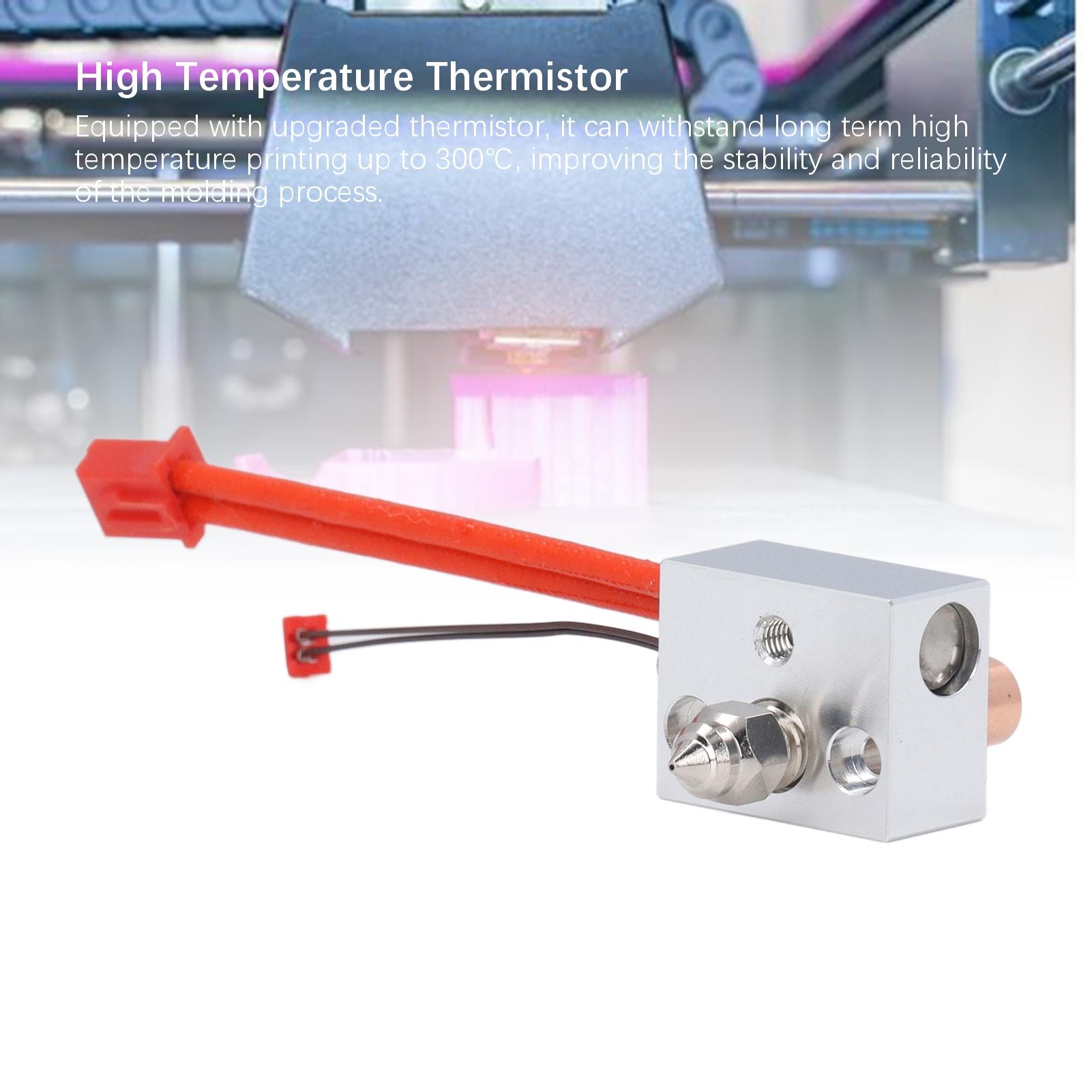 

Комплект для апгрейда хотэнда Биметаллический теплобарьер с 4 шт. соплами 0,4 мм Набор для высокотемпературной печати 300 градусов для