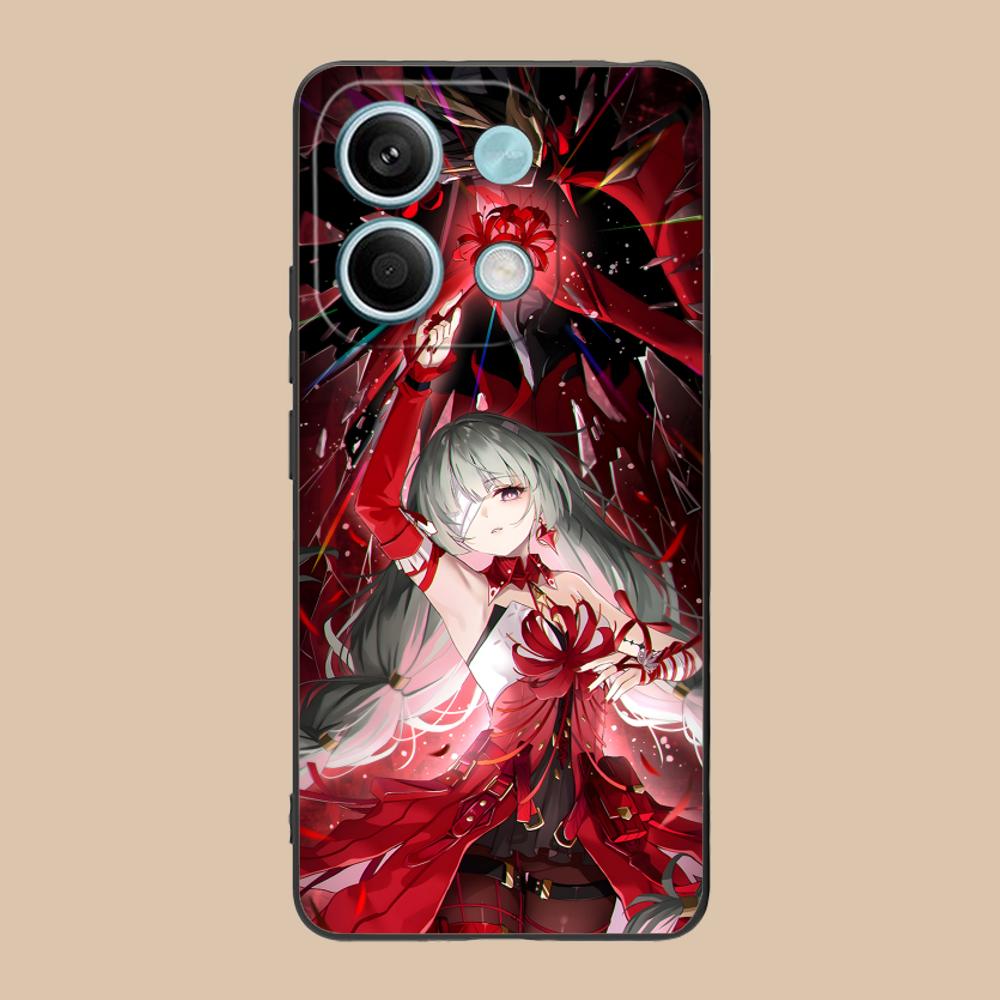 Wuthering Waves Phrolova Mattes Handyhülle für Xiaomi 15 14 13 12 Mi 11 T Ultra Lite Pro S X 5G Bunte Druckabdeckung