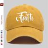 pc Faith Letter Print Baseball Cap Fashionable Trendy Sun Hat Comfortable Lightweight Trucker Hat Adjustable Strap Washabl
