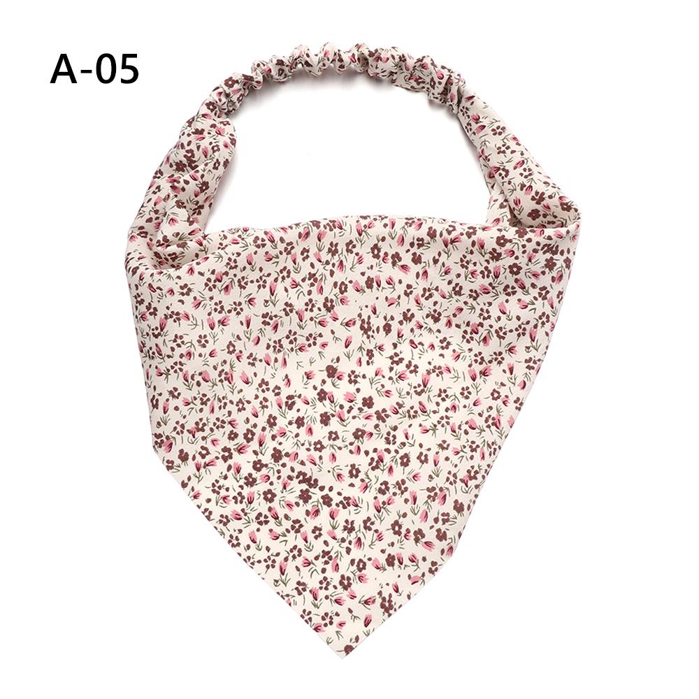 Bandeaux élastiques chouchou Turban imprimé Floral Bandanas bandeaux cheveux écharpe bandeau