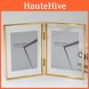 And 7 5 Inch Double Sided Transparent Fold Dual Photo Frame For Decor Home