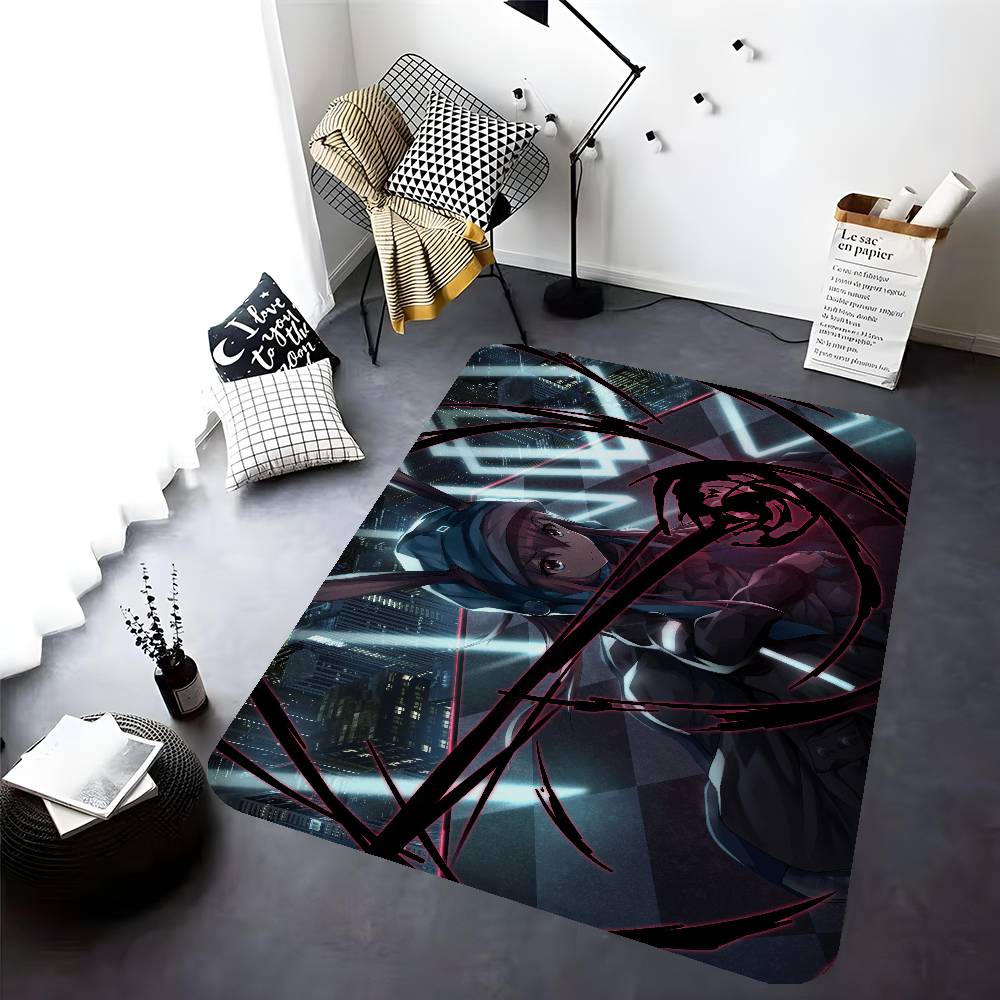 Video Game A-Arknights Room Mats Cheaper Anti-slip Modern Living Room Balcony Printed Household Carpets