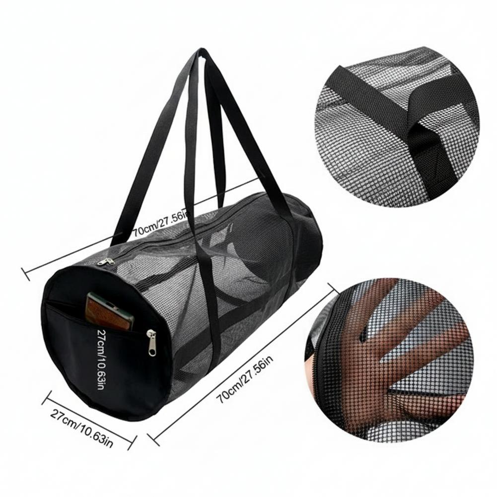 Large Capacity Basketball And Football Storage Bag Sports Yoga And Fitness Training Backpack PVC Sturdy Storage Bag