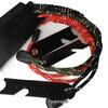 Outdoor Fire Starter with Scraper & 7-Core Paracord, 12.7*127mm Flint Magnesium Rod for Camping