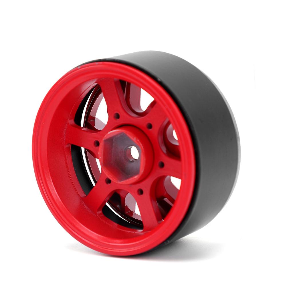 1.9 Inch Metal Wheel Hub for 1 10 SCX10 RC Crawler Durable Upgrade Parts DIY Crawler Car Accessories 12mm Hex Red