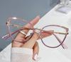 Vintage Cat Eye Anti-blue Light Glasses Women Optical Clear Lens Reading Eyewear Presbyopia Female 0~+6