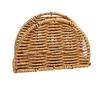 Elegant Retro Tissue Box Cover Plastic Rattans Towel Dispenser For Kitchen Countertop And Home Decoration