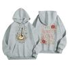 Women's Casual Loose Fit Hoodie with Letter Graphic