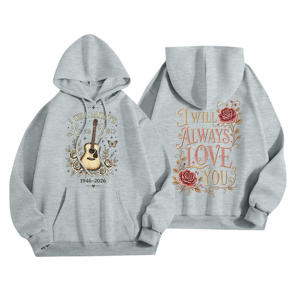 Women's Casual Loose Fit Hoodie with Letter Graphic