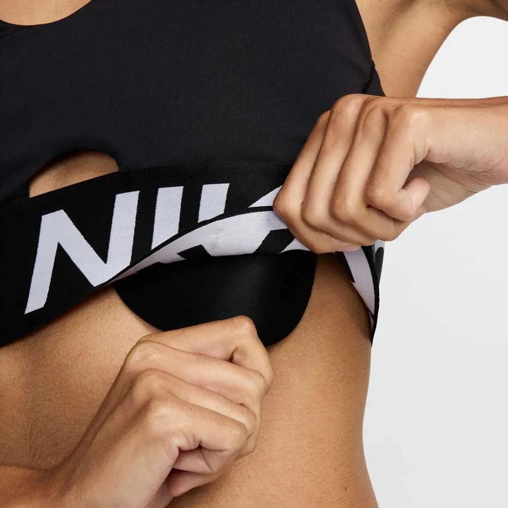 Nike Pro Indy Plunge Sport Bra Medium Impact Black