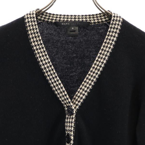 MARC JACOBS wool Long sleeve knit cardigan S black Women Used