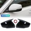 For US Version Cadillac CT5 CT6     2024 ABS Car Rearview Side Mirror Cover Wing Cap Door Trim Adhesive Sticker