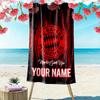 Custom Fc Bayern Munich Print Beach Towel, Large Soft Quick Dry Towel for Beach Camping Swimming