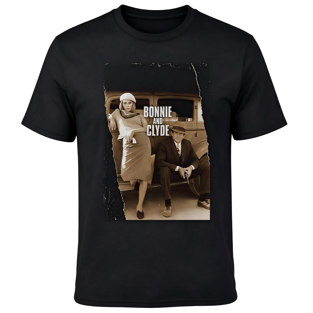 Bonnie And Clyde Vintage Movie Poster Graphic T-Shirt