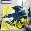 Club America Print Flannel Blanket, High quality Comfortable for All Seasons, Home Decor, Warmth and Comfort, Perfect for Christmas Gifts