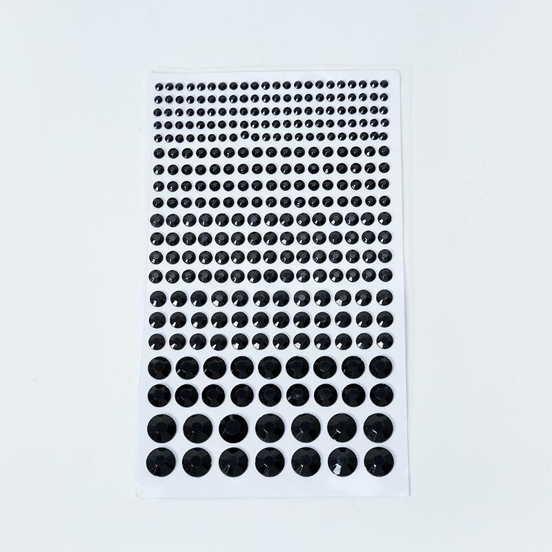 Handmade Rhinestone Face Stickers for Party Makeup - Acrylic Diamond Eye Stickers