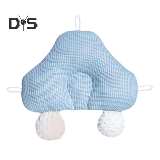 Beruhigendes Baby-Schlafkissen für die richtige Kopfform. U-förmiges Design zur Vermeidung von Plattköpfen und zur Vermeidung von Rollen und Fallen. Doppelseitig zum Heizen und Kühlen.