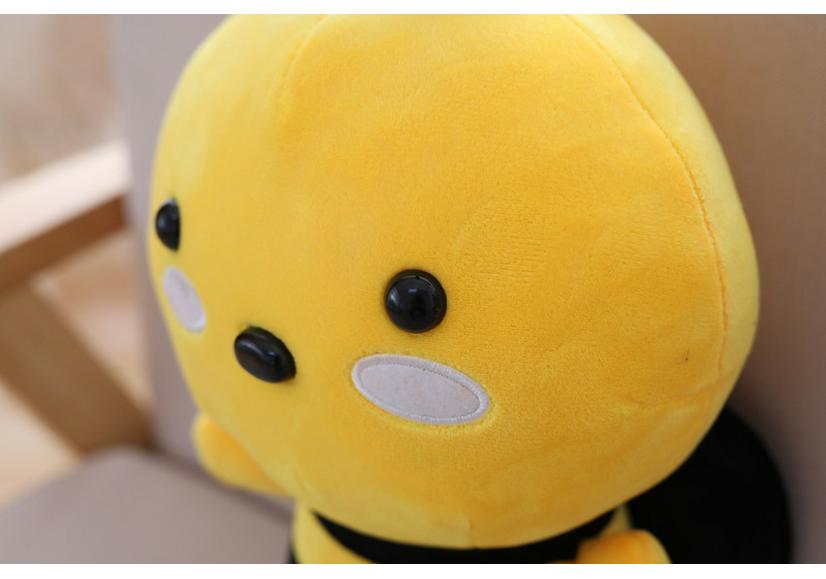 Large Yellow Honey Bee Plush Toy Cushion - Cute Simulation Doll for Kindergarten Festival Gifts