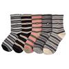 Arnold Palmer Women's Non-Compression Socks, Comfortable Ankle-Free, Long Diabetic Socks, 5 Pairs, Made In Korea