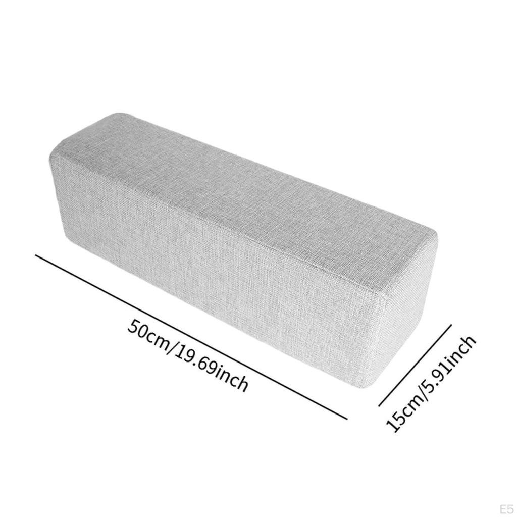 Couch Arm Rest Pillow Armrest Practical Removable Washable Pillowcase Cushion, Elbow Support