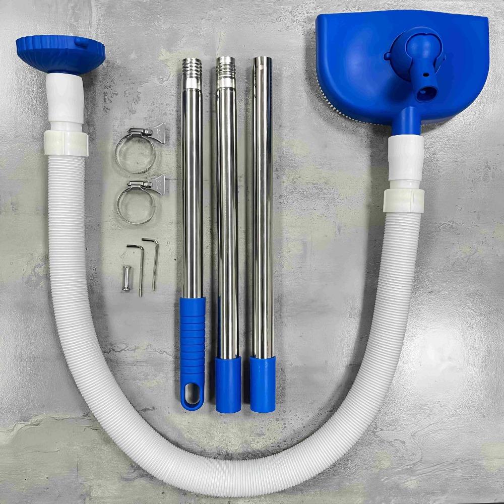 Handheld Swimming Pool Vacuum Suction Automatic Vacuum Vacuum Suction Cleaner Swimming Pool Blue 3 sections