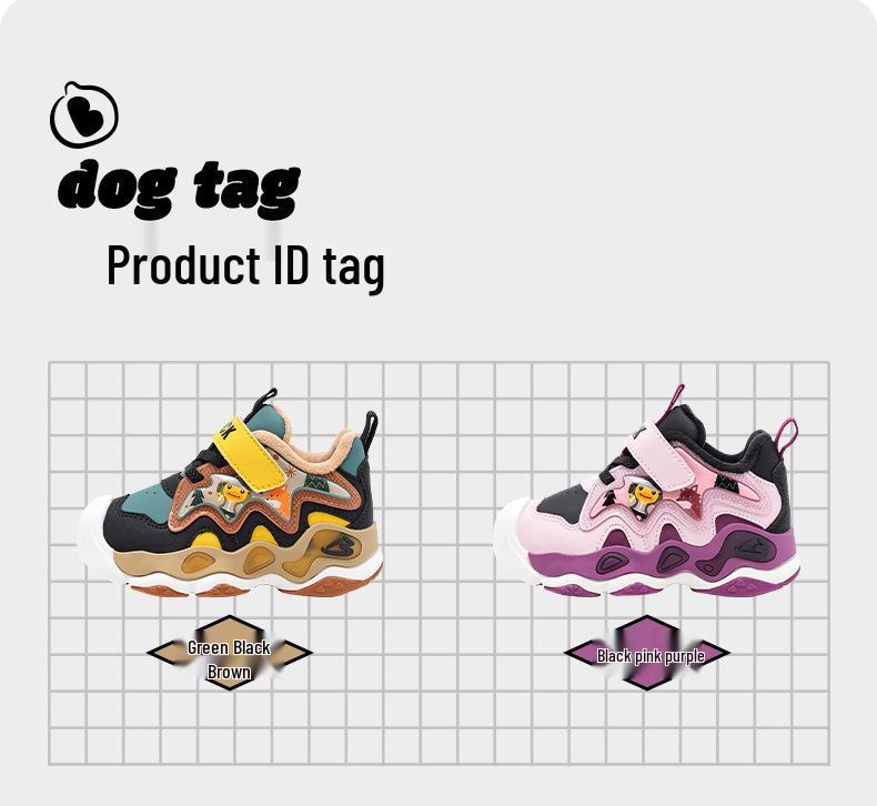 Gelbe Ente Leuchtende Schuhe - Winter 2025 Weiche Sohle, Mit Fleece Gefüttert, Doppelt Baumwolle Sportschuhe für Jungen & Mädchen