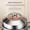 ZISIZ Stainless Steel Steamer Pot