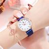 Simple Light Luxury Quartz Series Niche White Fashion Women'S Magnet Trend Girlfriend Gift Mori Series Wrist Watch